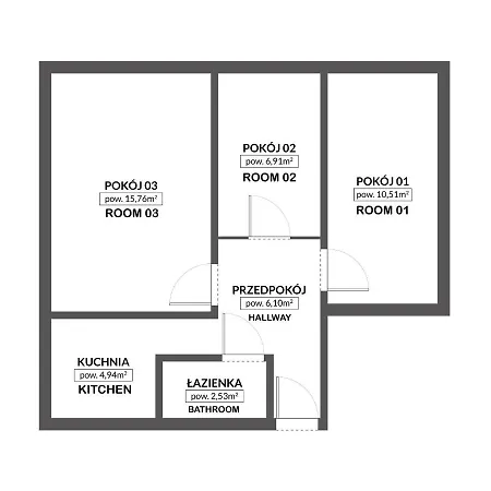 3 Bedrooms Comfy Flat Celarowska *